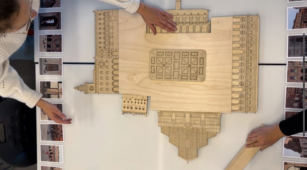 Deux étudiantes de l’ENSA de Paris-Est au travail
Photographie de Romane Guichard - architecte diplômé de l’ENSA de Paris-Est - 2024